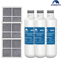 3‑Pack Refrigerator Water and Air Filter Set – Compatible with LT1000P, LT120F and related models