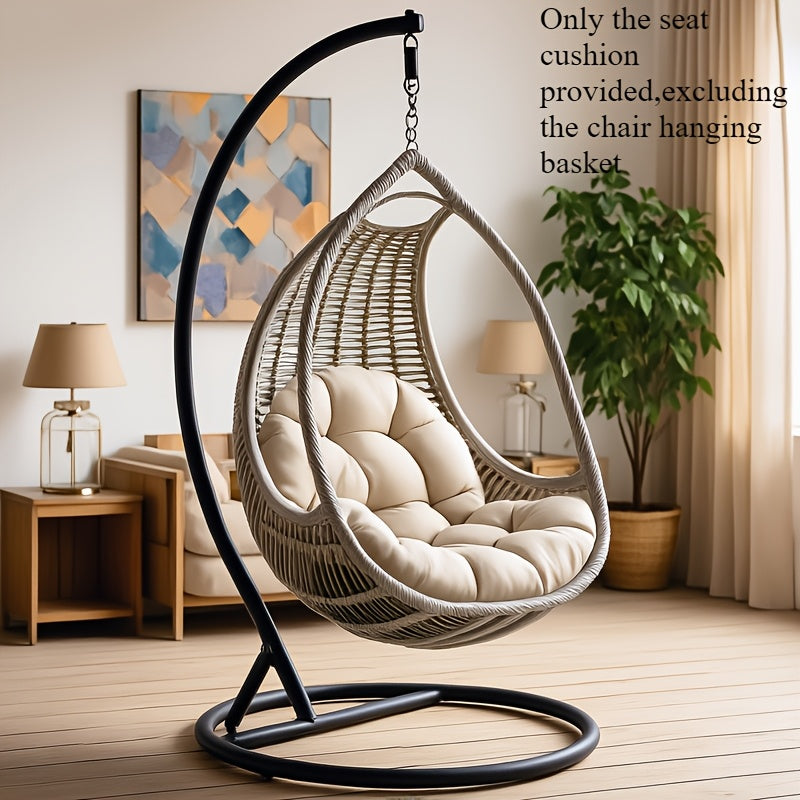 Outdoor Patio Swing Chair Cushion, Suitable for Outdoor Furniture, Double-Sided Seat And Back Cushion Is Uv-Resistant, Quick-Drying, Breathable, And Cool-Insulating, Machine Washable And Easy to Maintain, Suitable for Lawn Gardens, Picnics, And