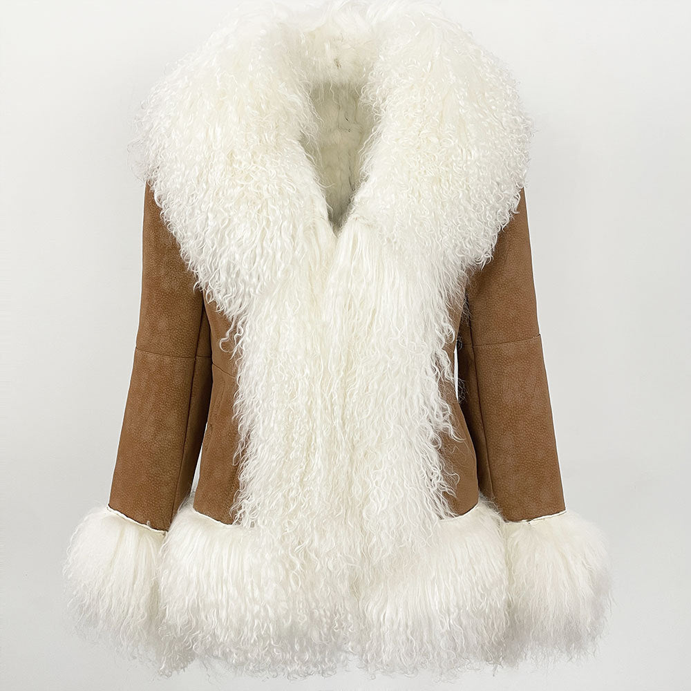Warm Wool Suede Jacket for Men