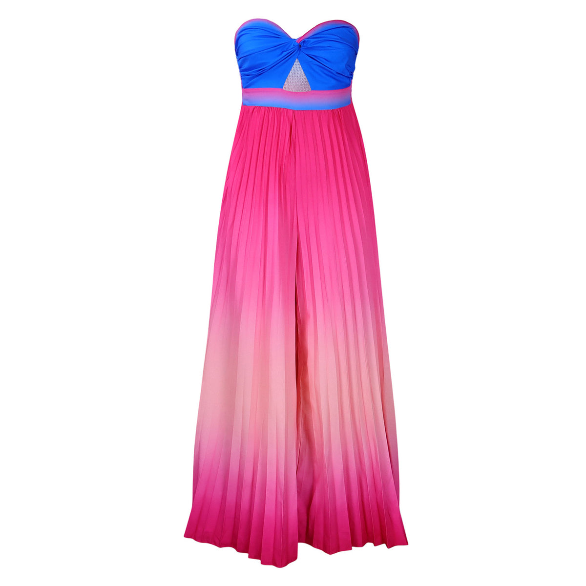 Gradient Backless Wide Leg Jumpsuit