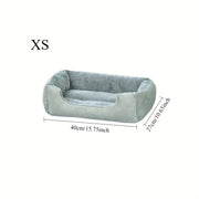 Thickened Warm Dog Bed 1pc Thickened Warm Dog Bed  Soft Comfortable Non-collapse Pet Bed For All Seasons  Medium Small Large Dogs Multi-size Options