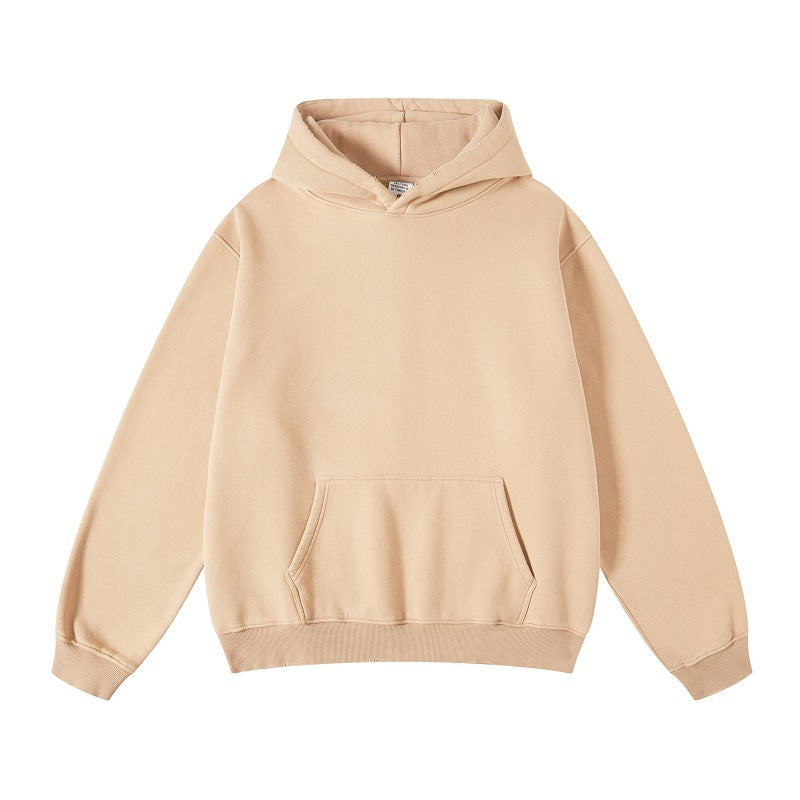 Women's Retro Fleece Lined Loose Hoodie