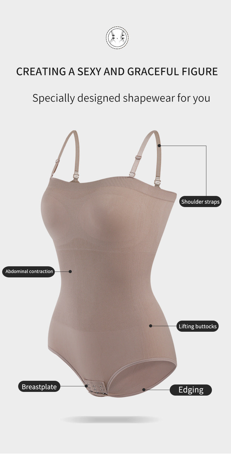 Bandeau Sling One-piece Corset Waist Shaping Hip Lift