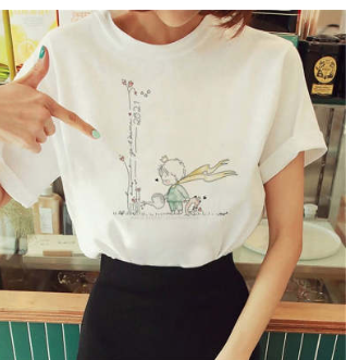 Women's 3D Digital Print Casual Short Sleeve Tee