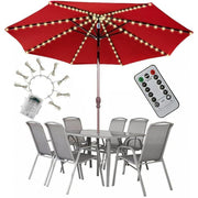 Ambient Outdoor Solar Parasol Lights