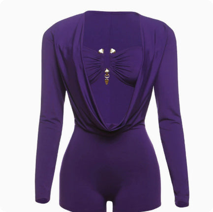 Spring And Summer New Personality Street Sexy Slim Fit Slimming Jumpsuit
