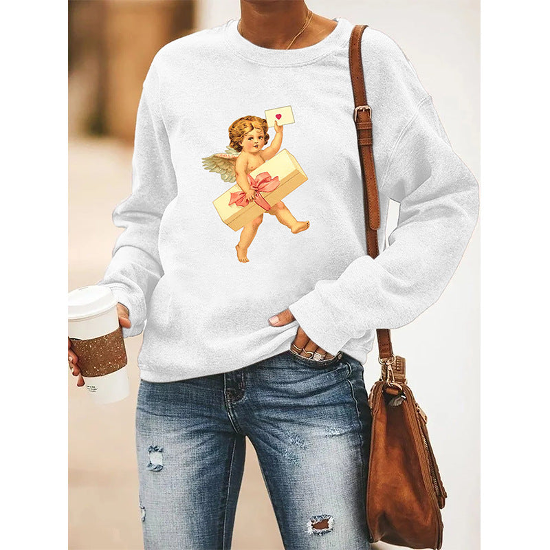 Cozy Round Neck Long-Sleeve Sweater for Women