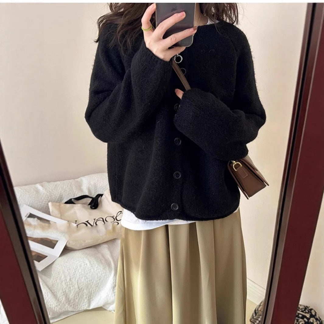 Fashion Loose and Slimming Outer Wear Thick Top