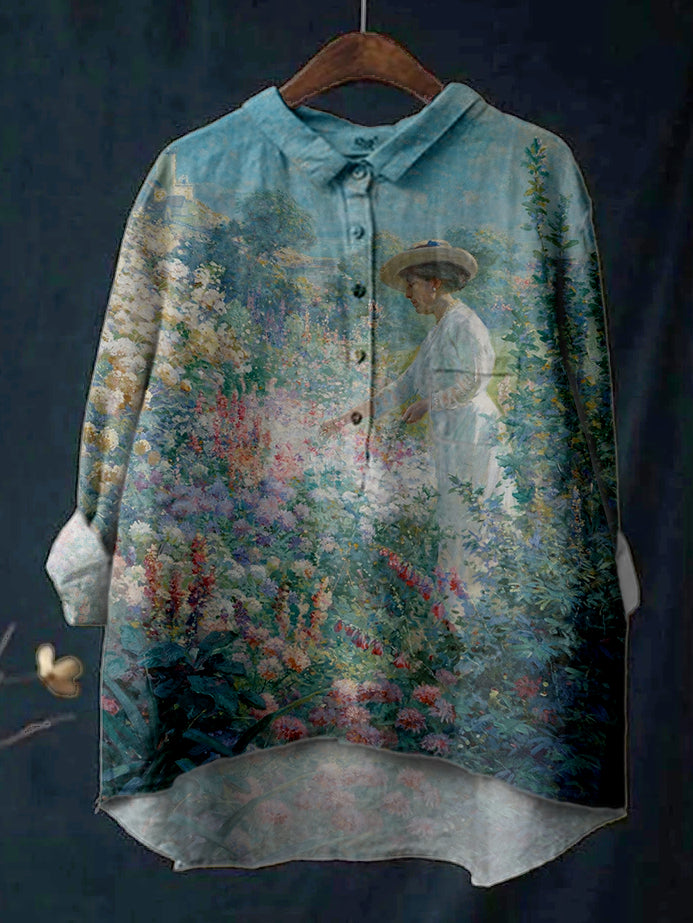 Women's Fashion Individual Casual Animal Print Shirt