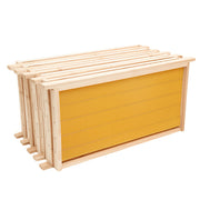 10-Pack Pre-Assembled Plastic Hexagonal Beehives with Durable Nest Frames for Italian and Carniolan Bees