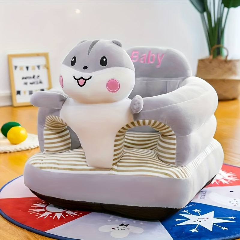Cartoon Kids Sofa Chair – Soft Thickened Green Seat, Portable Space‑Saving Design