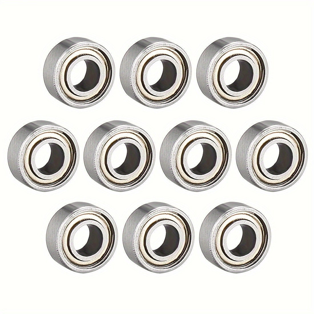 683ZZ Double Shielded Deep Groove Ball Bearing – 3 mm × 7 mm × 3 mm, Pack of 10