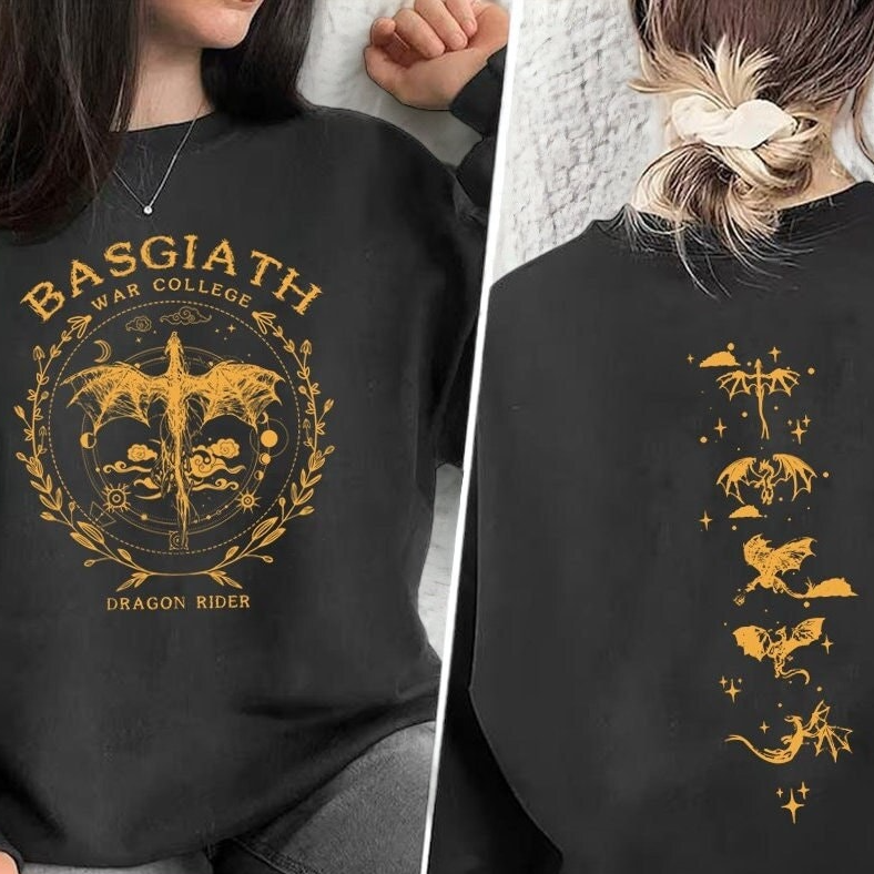 Chic Printed Round Neck Pullover Sweatshirt