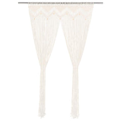 Macrame Curtain 140×240 Cm Cotton Macrame