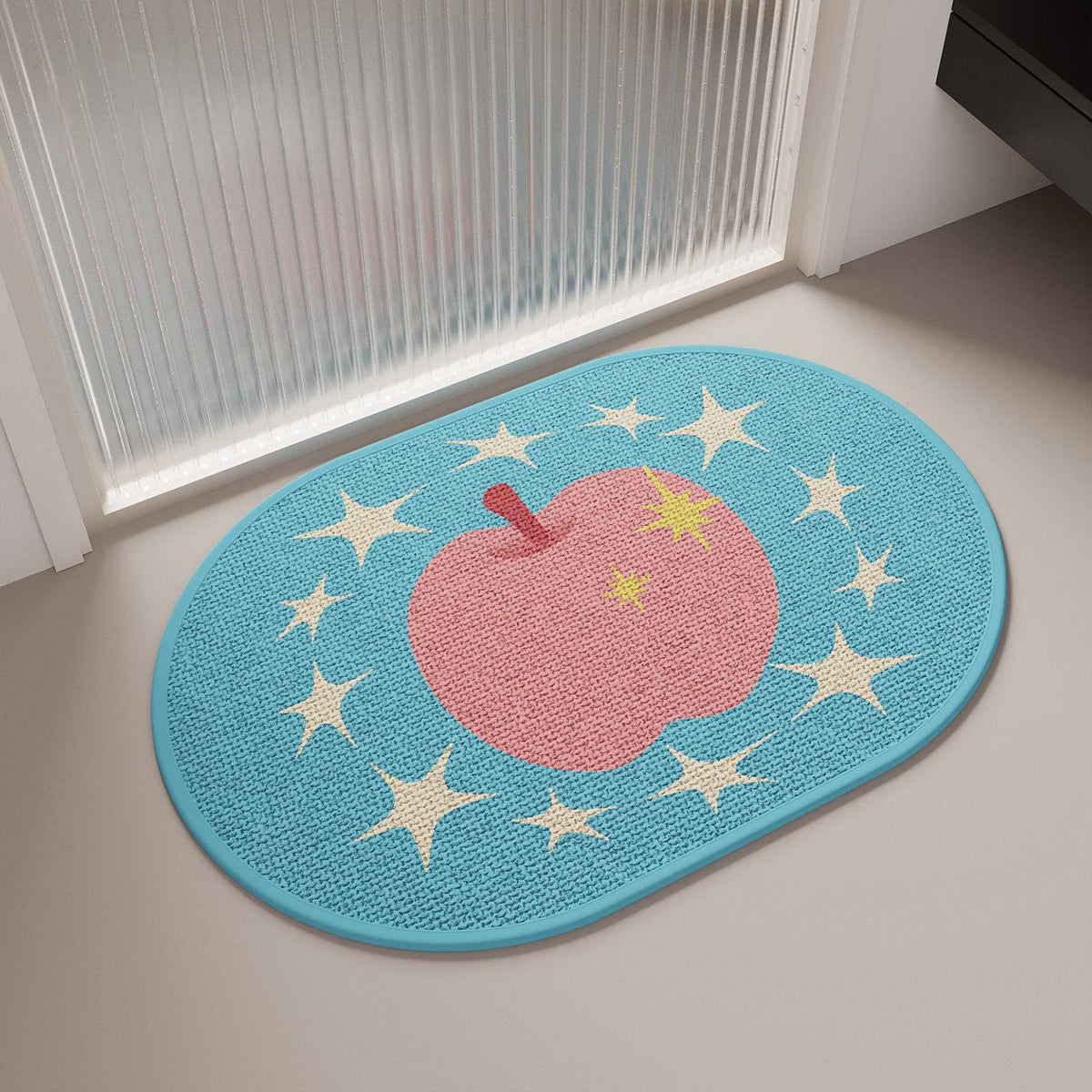 Simple Non-slip Water-absorbent Floor Mat - Soft Quick Dry Bath Rug for Bathroom Kitchen Entrance Doorway Home Decor