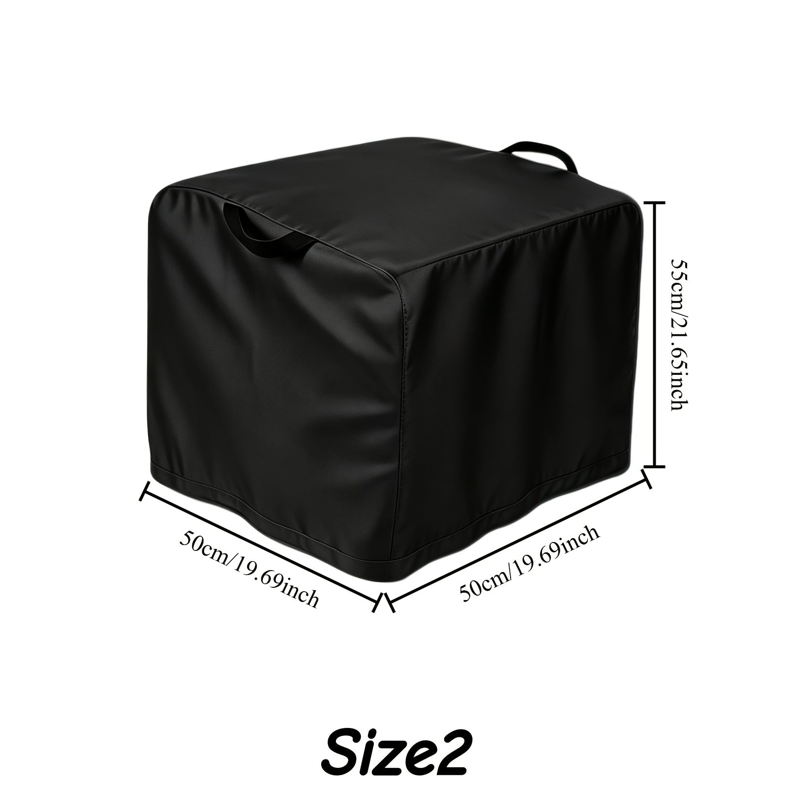3D Printer Protective Cover – 300D Oxford Fabric, Black/Grey/Silvery, Three Size Options