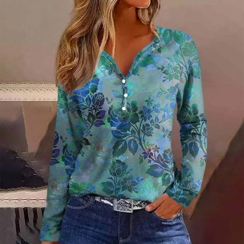 Vibrant 3D Digital Print Casual Sweet Women's T-Shirt