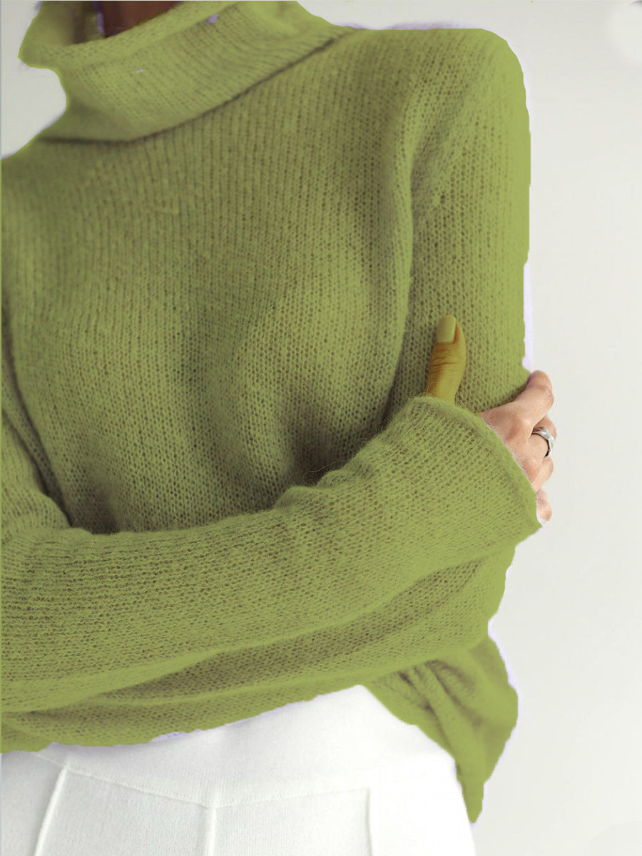 Womens Hollow-out Sweater in European and American Instagram Style Soft