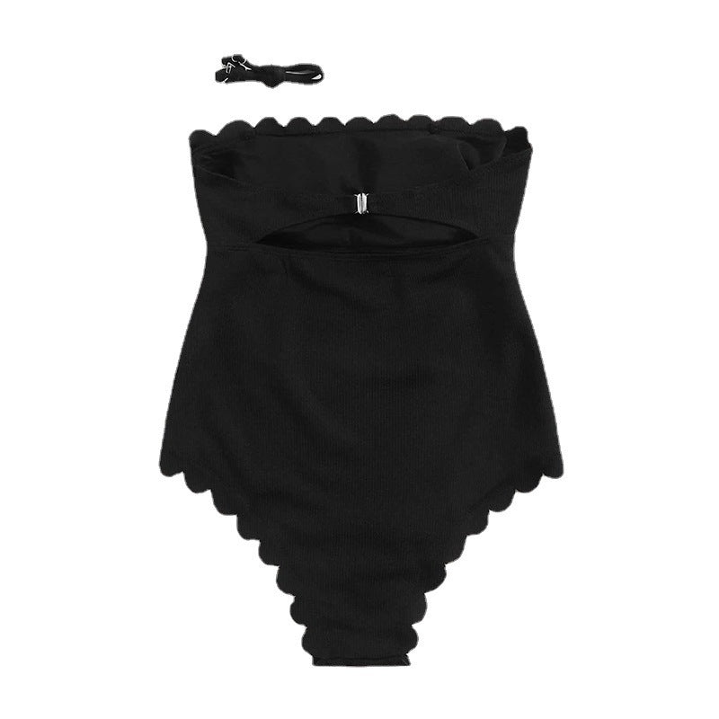 Minimalist Strapless One-Piece Swimsuit