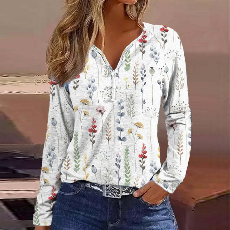 Vibrant 3D Digital Print Casual Sweet Women's T-Shirt
