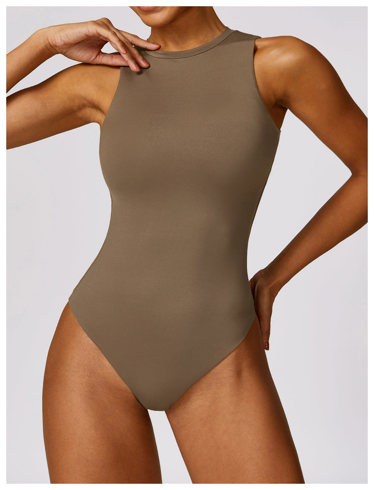 Nude Feel Tight Yoga Jumpsuit Bottoming Slimming