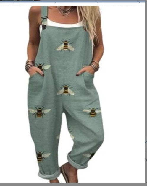 Women's Casual Jumpsuit With Digital 3D Print