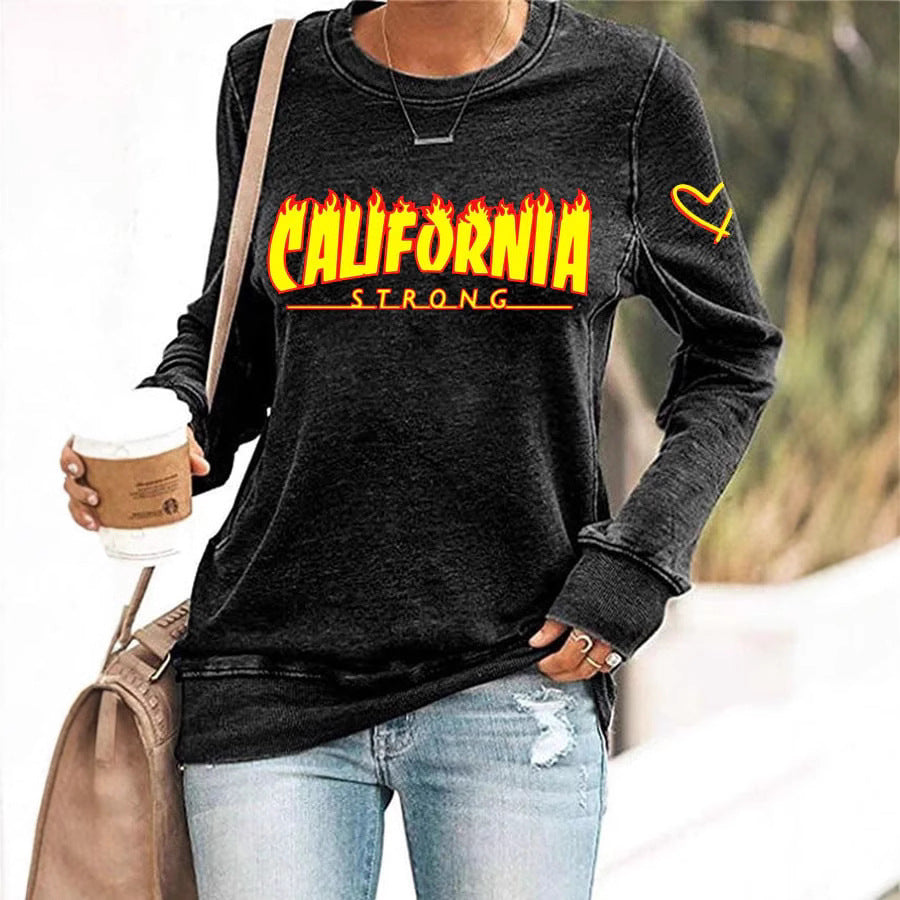 Simple Casual Round Neck Women's Top