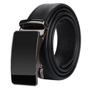 Leather Business Belt for Men - Automatic Buckle