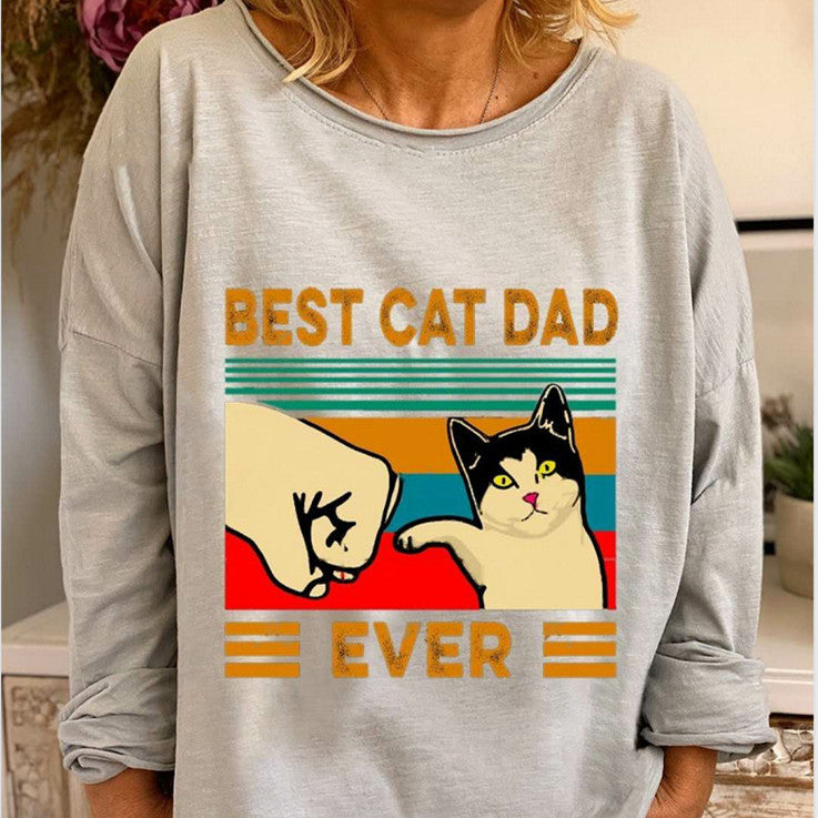 Women's Dynamic Print Loose Sweatshirt