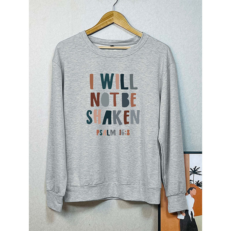 Women's Artistic Printed Crewneck Sweatshirt