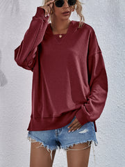Women's Cozy Candy Color Casual Long Sleeve Sports Hoodie
