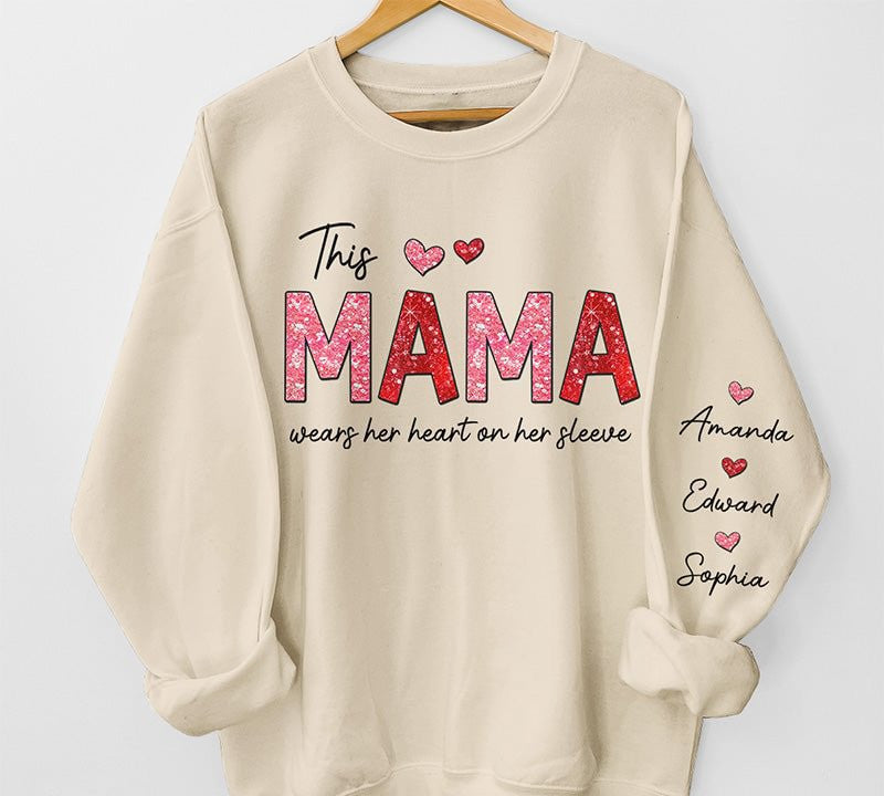 Custom DIY Women's Mother's Day Sweatshirt
