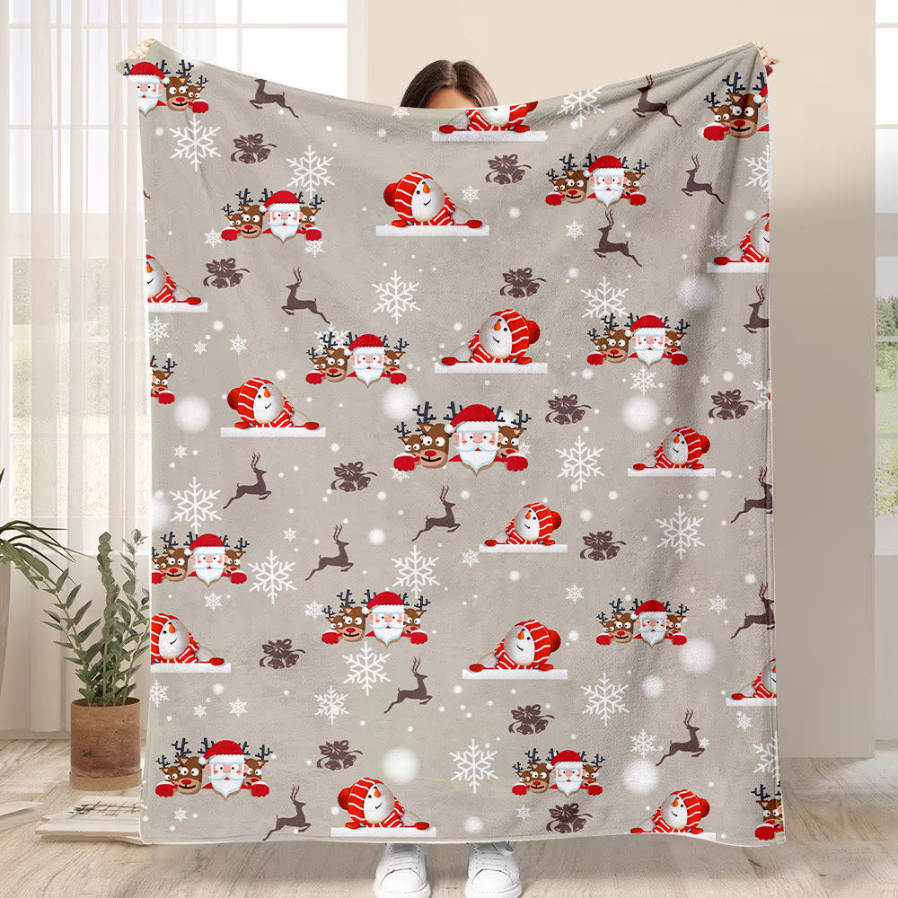 Digital-printed Warming Gift Nap Blanket