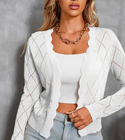 A Cold-themed Cardigan Top