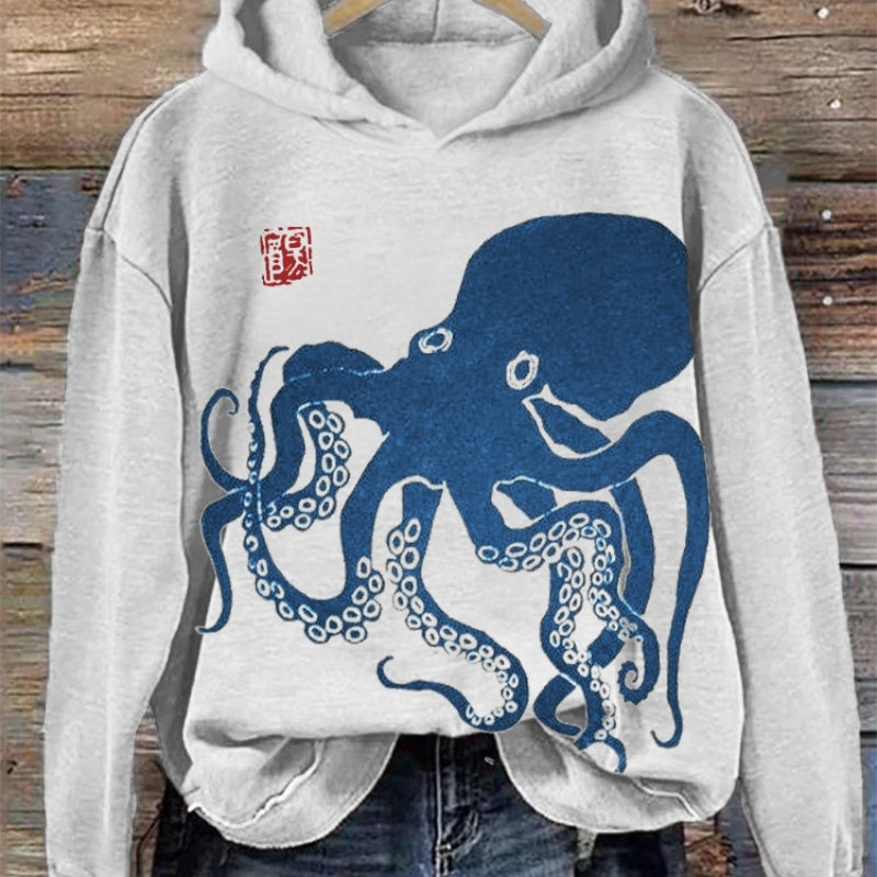 Women's Oversized Casual Hooded Sweatshirt