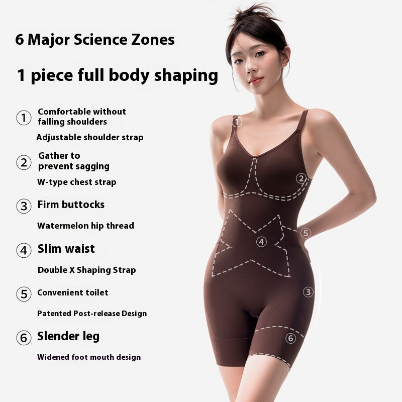 Belly Contracting And Hip Lifting Postpartum Body Shaping Waist Slimming Seamless Tight Show Clothes