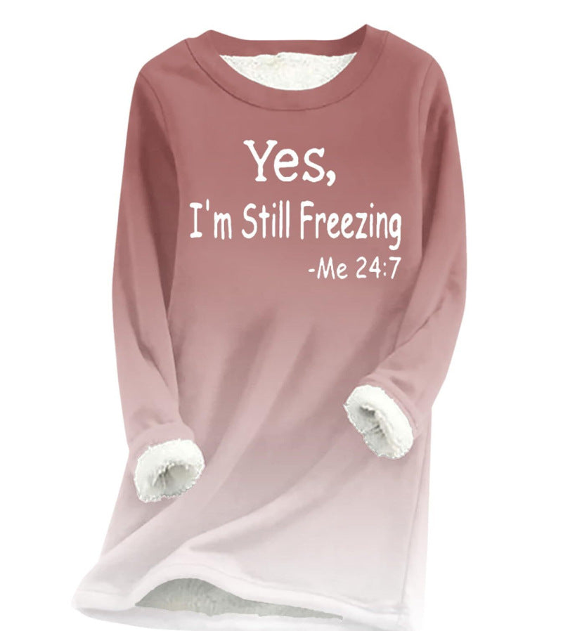 Women's Fleece-Lined Thermal Crewneck Sweater