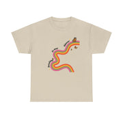 Sporty Digital Print Short‑Sleeve Shirt – Breathable Cotton Blend