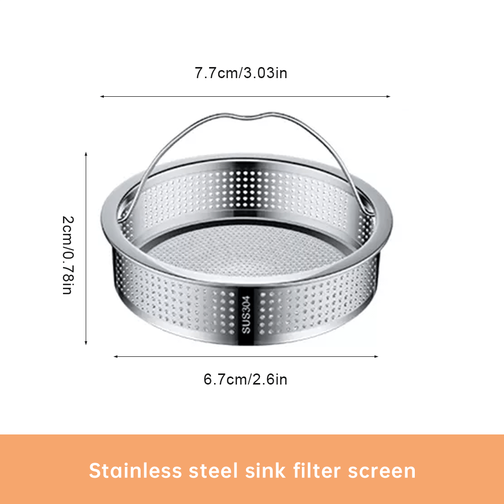 Stainless Steel Kitchen Sink Drain Filter Basket