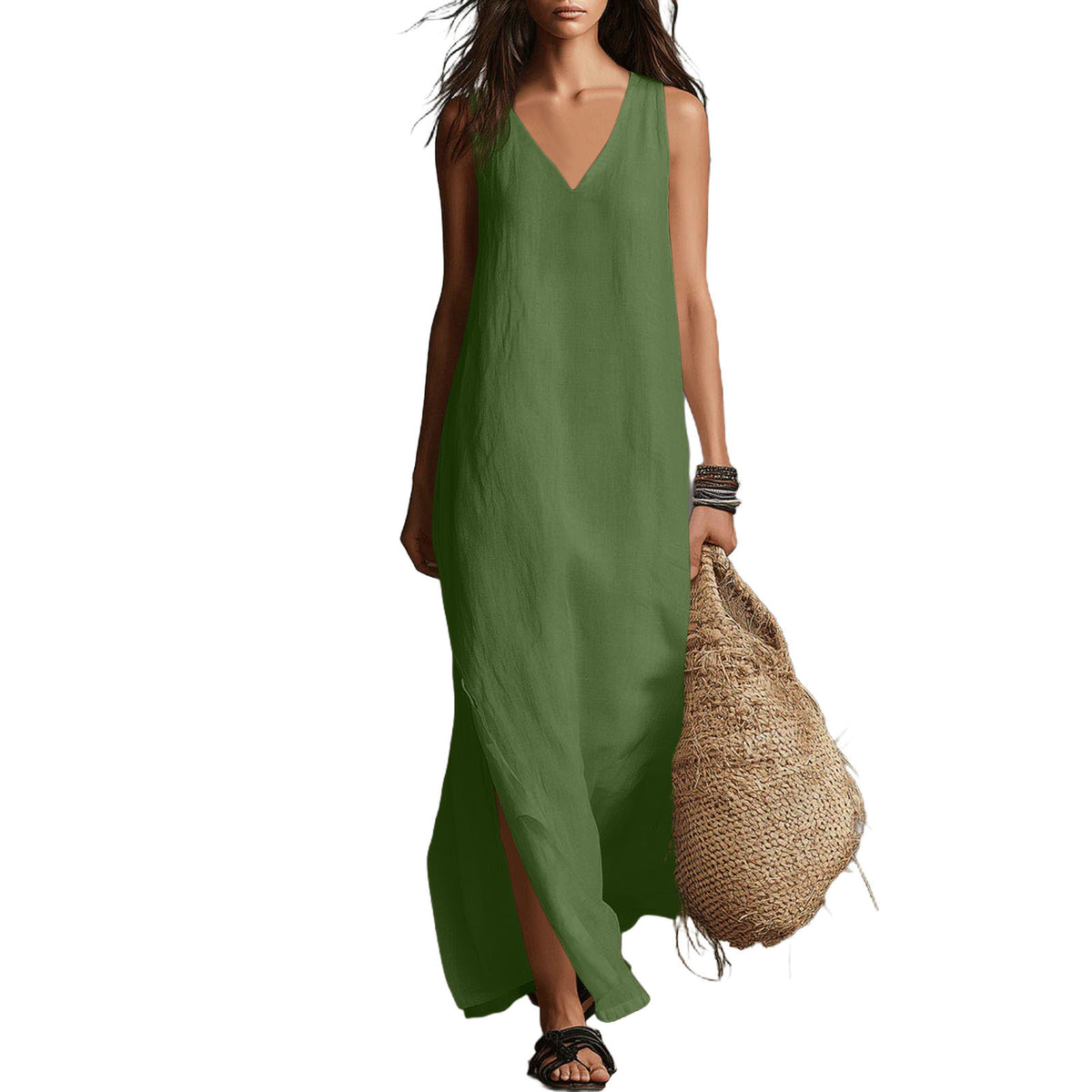 Summer European and American Amazon Cross-border New Style Loose Sl…