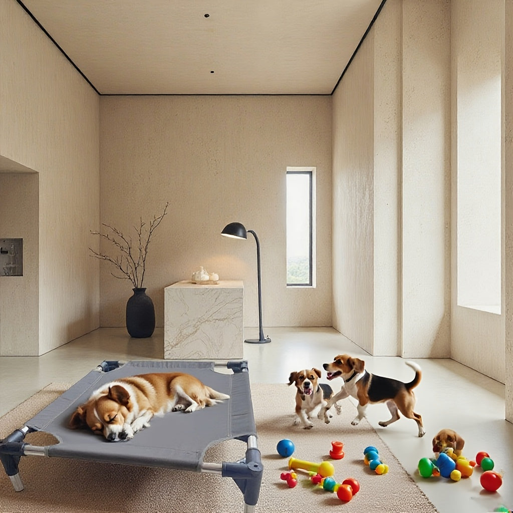 Pet Camping Bed/dog Bed, Suitable For All Seasons. Foldable, Washable, Breathable, High Moisture Resistance. Suitable For Newborn Dogs And Small To Medium-sized Dogs. Anti Slip And Wear-resistant.