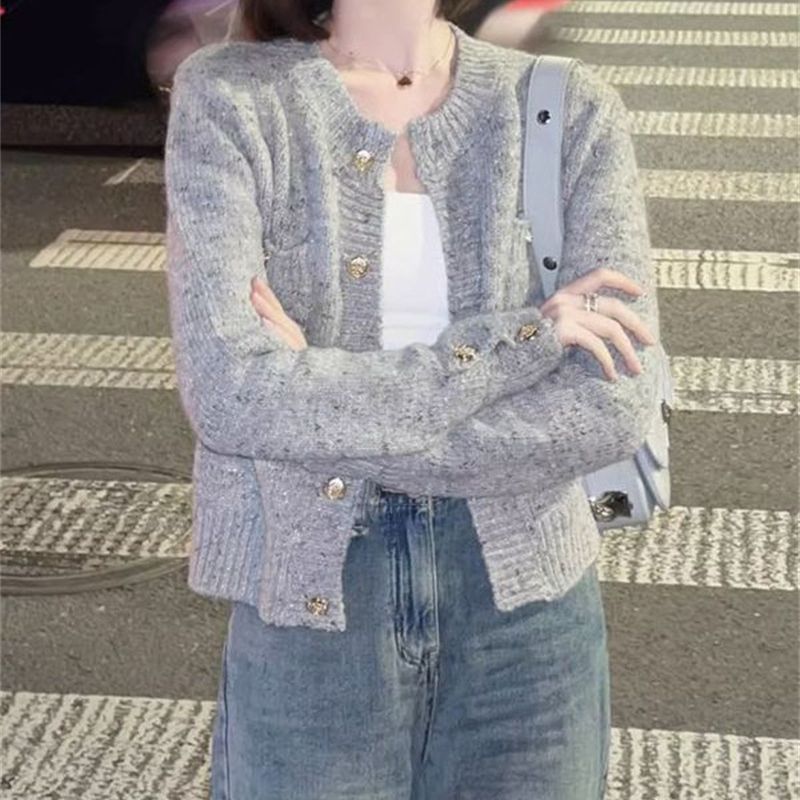 Women's Solid Color Versatile Button Loose Jacket