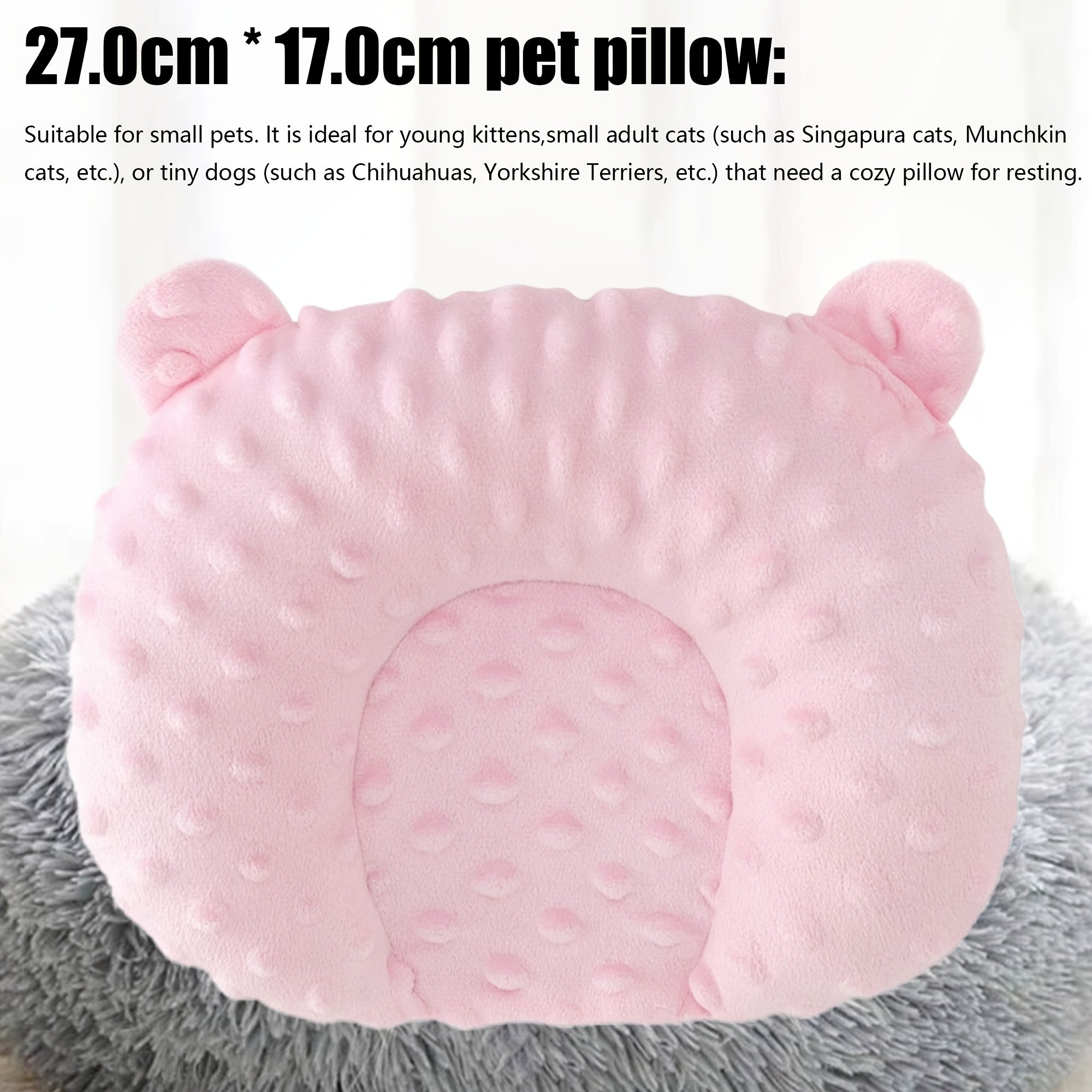 1Pc Extra Large Bed - Heavy-Duty Sleeping With Plush Soft Cushioned Interior, Non-Slip Base, Cute Cartoon Design In Pastel Colors (Pink, Yellow, Green, Purple, Orange, ) - Ideal For Cats, Kittens -...