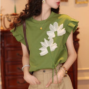 Light Green Summer T-Shirt – Breezy Short Sleeve for Women