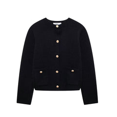 Knitwear Women's Round Neck Solid Color Loose Pullover Leisure