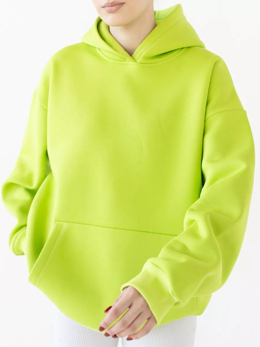 Women's Cozy Long-Sleeve Hooded Sweatshirt