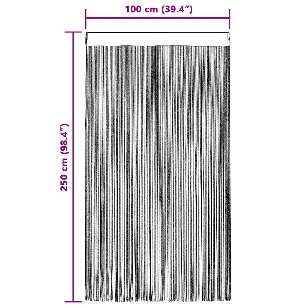 String Curtain, 2 Pieces. String Curtains, 2 Pieces.