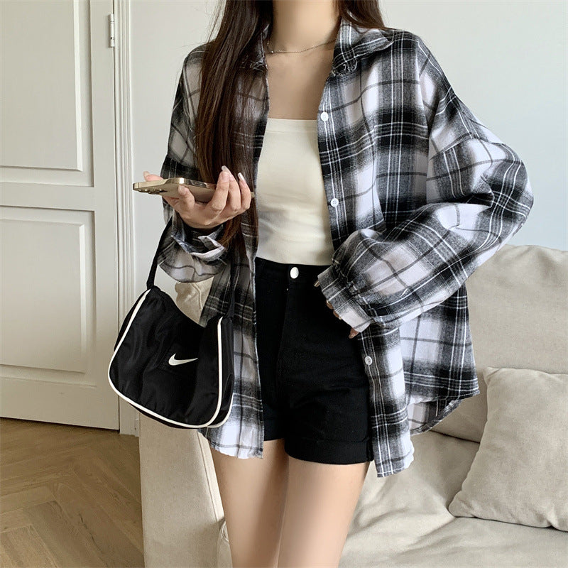 Idle Style All-match Lantern Long Sleeve Shirt Coat