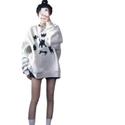 Women's Loose Round Neck Long Sleeve Pullover Sweater