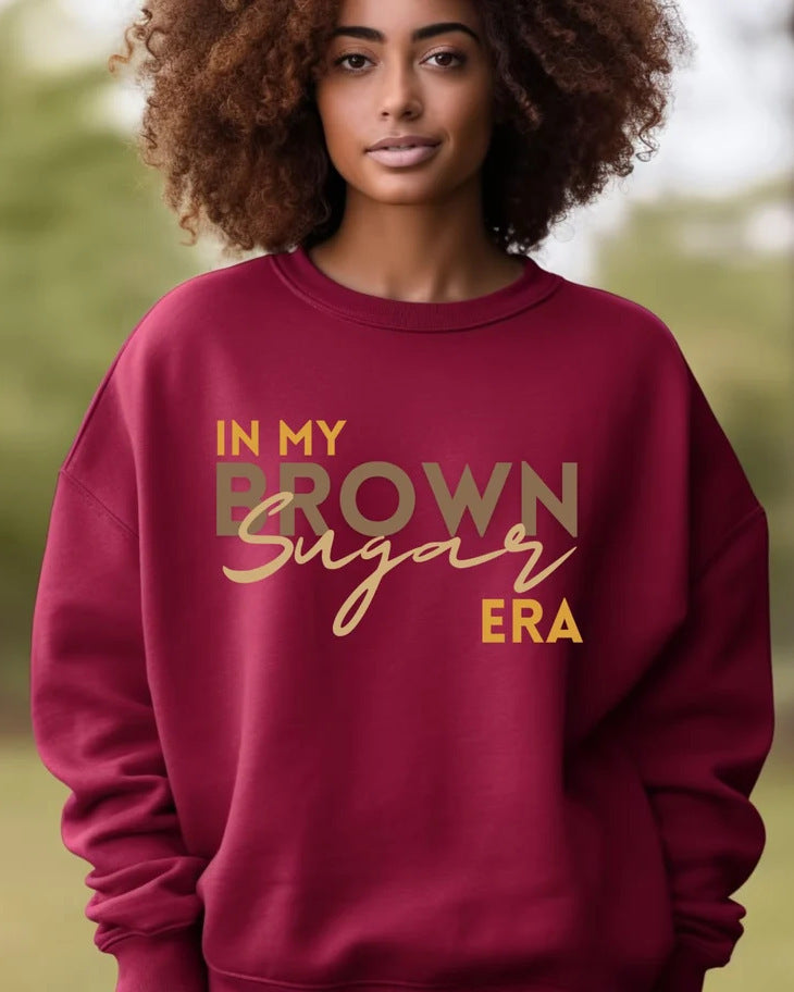 Women's Minimalist Casual Printed Long Sleeve Hoodie